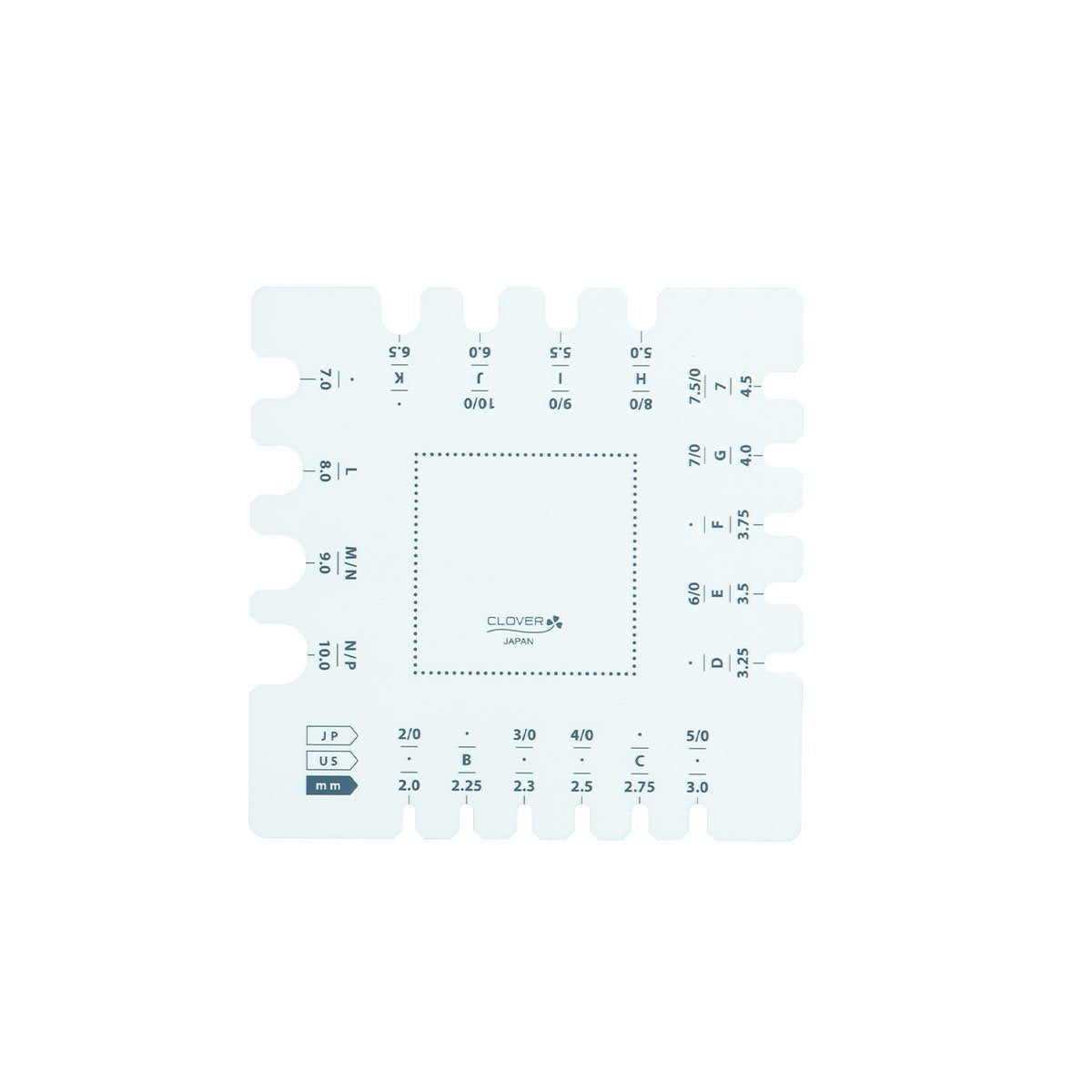 Swatch Ruler and Needle Gauge