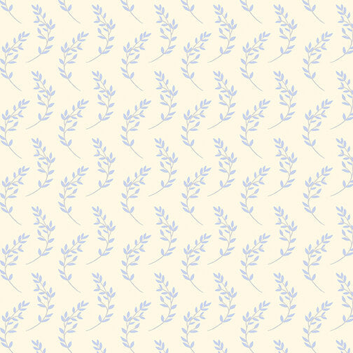Benartex Sweet Dreams Flannel dreamy leaf buttercream cotton flannel by the yard