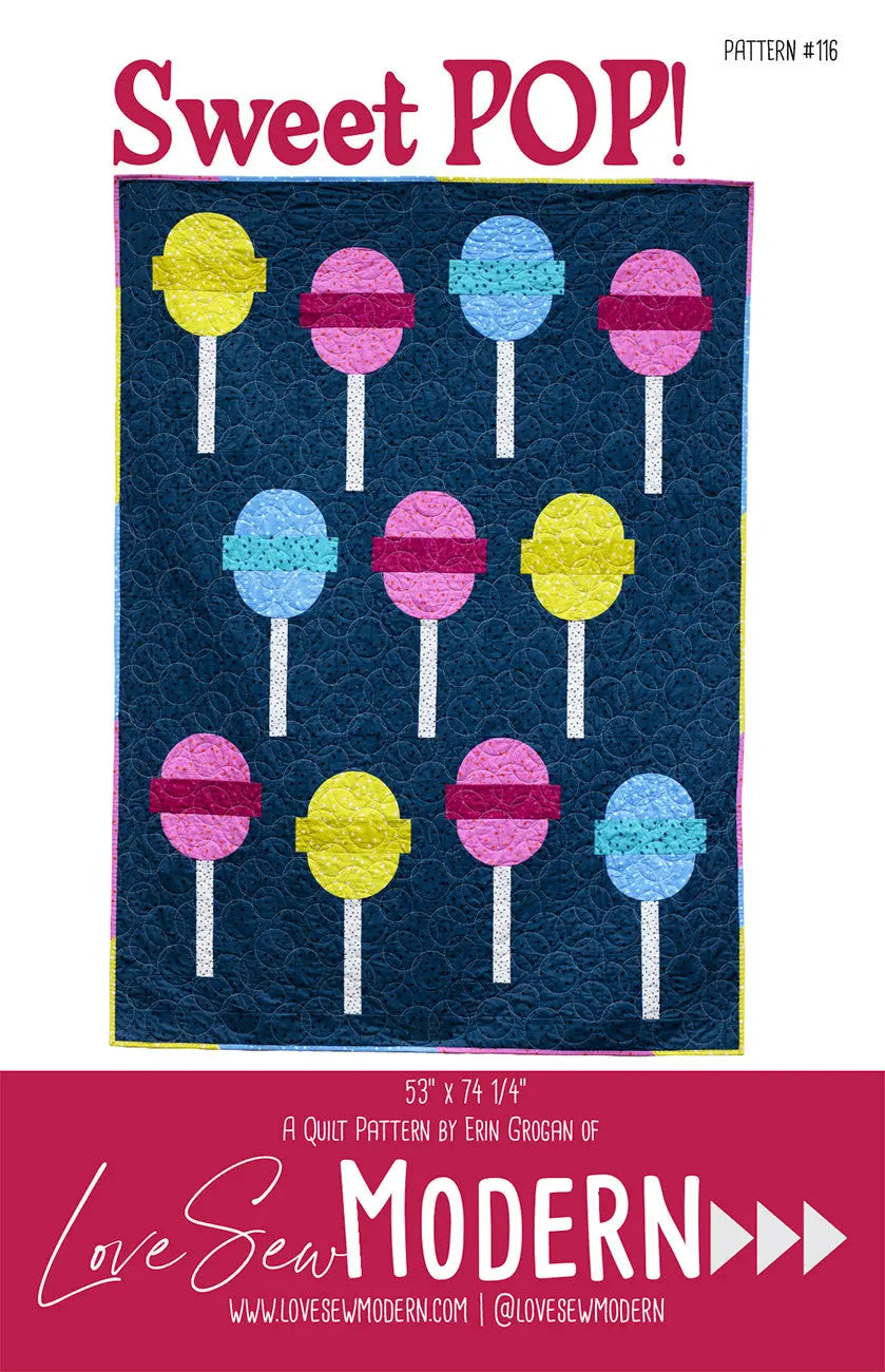 Sweet POP Quilt Pattern - Linda's Electric Quilters