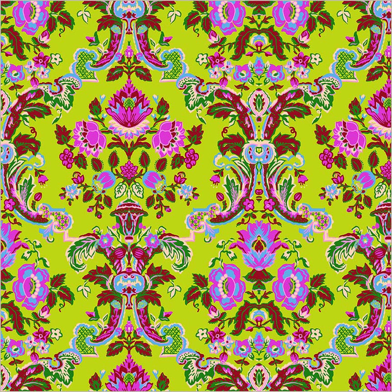 Sweet Talk Kayleigh Lime Cotton 44”/45” Fabric Per Yard