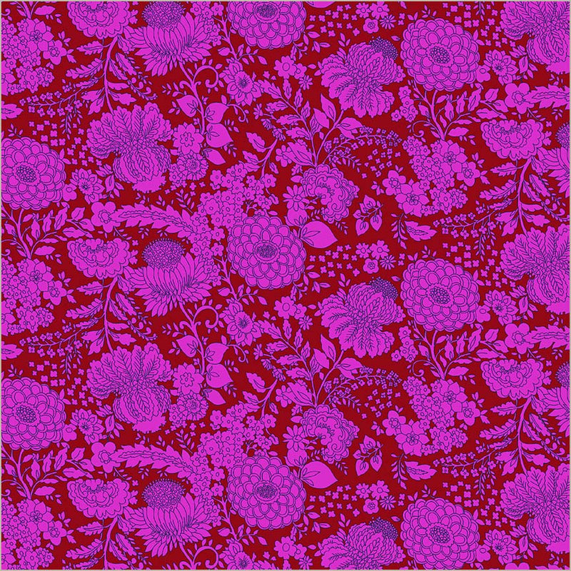 Sweet Talk Kim Crimson Cotton 44”/45” Fabric Per Yard