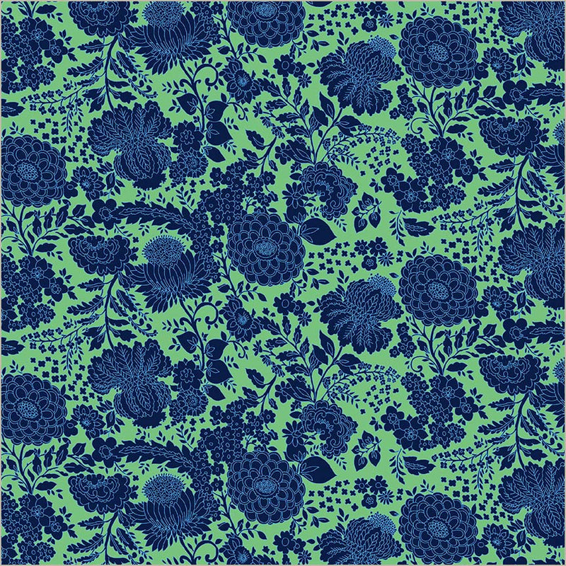 Sweet Talk Kim Sea Green Cotton 44”/45” Fabric Per Yard