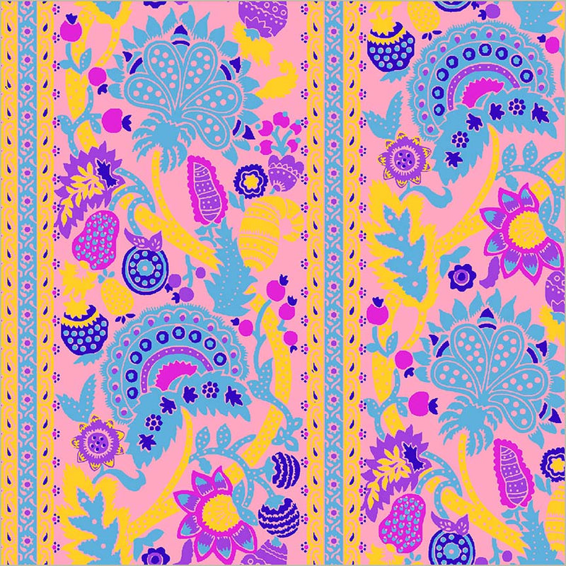 Sweet Talk Pauline Light Pink Cotton 44”/45” Fabric Per Yard