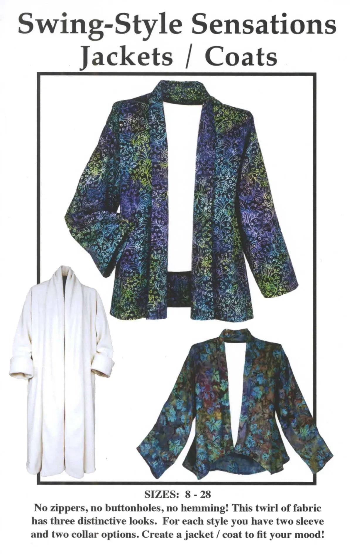 Swing-Style Sensations Jacket / Coat - Linda's Electric Quilters