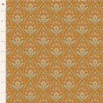 Tilda Sanctuary Adina quilting cotton fabric in Ochre