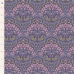 Tilda Sanctuary Larissa quilting cotton fabric in Eggplant