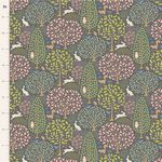 Tilda Sanctuary quilting cotton fabric in Greygreen