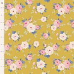 Tilda Sunday Brunch Pernille quilting cotton in Yellow