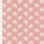 Tilda Sunday Brunch White Flower quilting cotton in Pink
