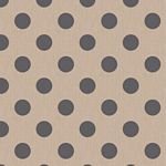 Tilda Chambray Dots yarn-dyed quilting cotton fabric in Charcoal