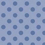 Tilda Chambray Dots yarn-dyed quilting cotton fabric in Cornflower