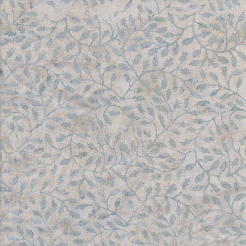 Dove Leaves Vines Tonga Truffle 43"/44" Fabric Per Yard
