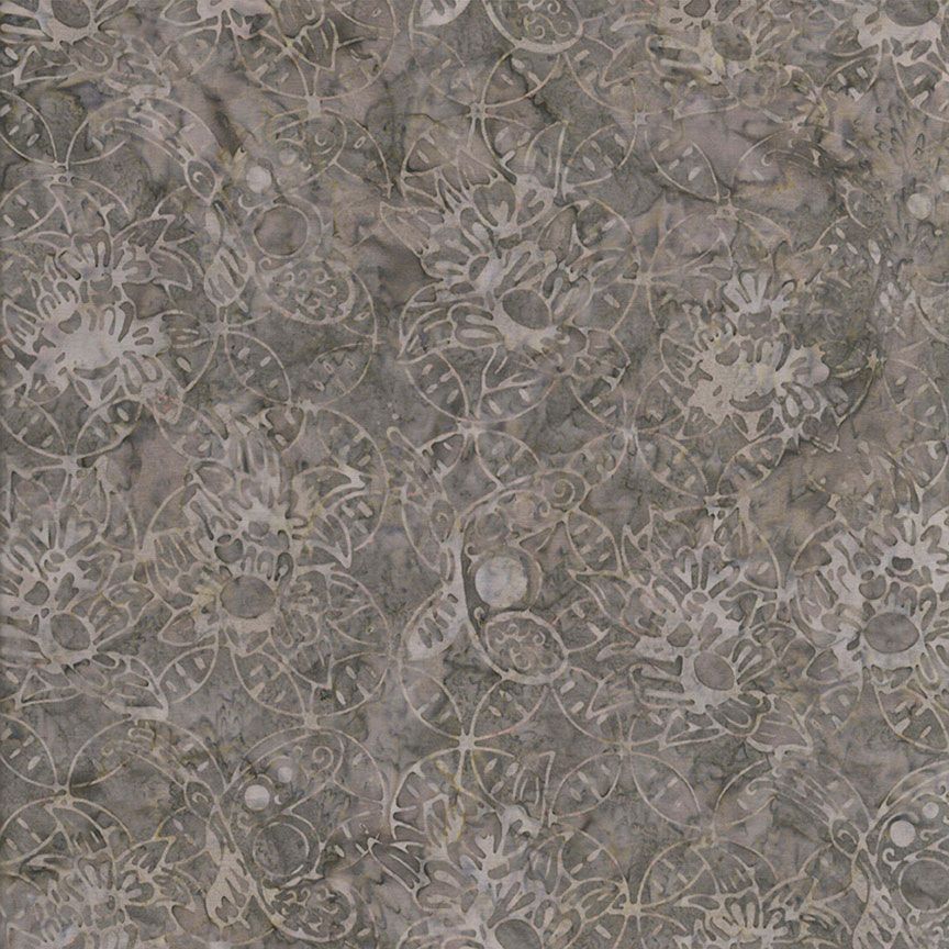Truffle Whispy Flowers Tonga Truffle 43"/44" Fabric Per Yard