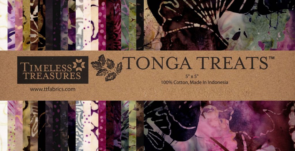 Tonga Treats Chateau Batiks 5" SQUARES