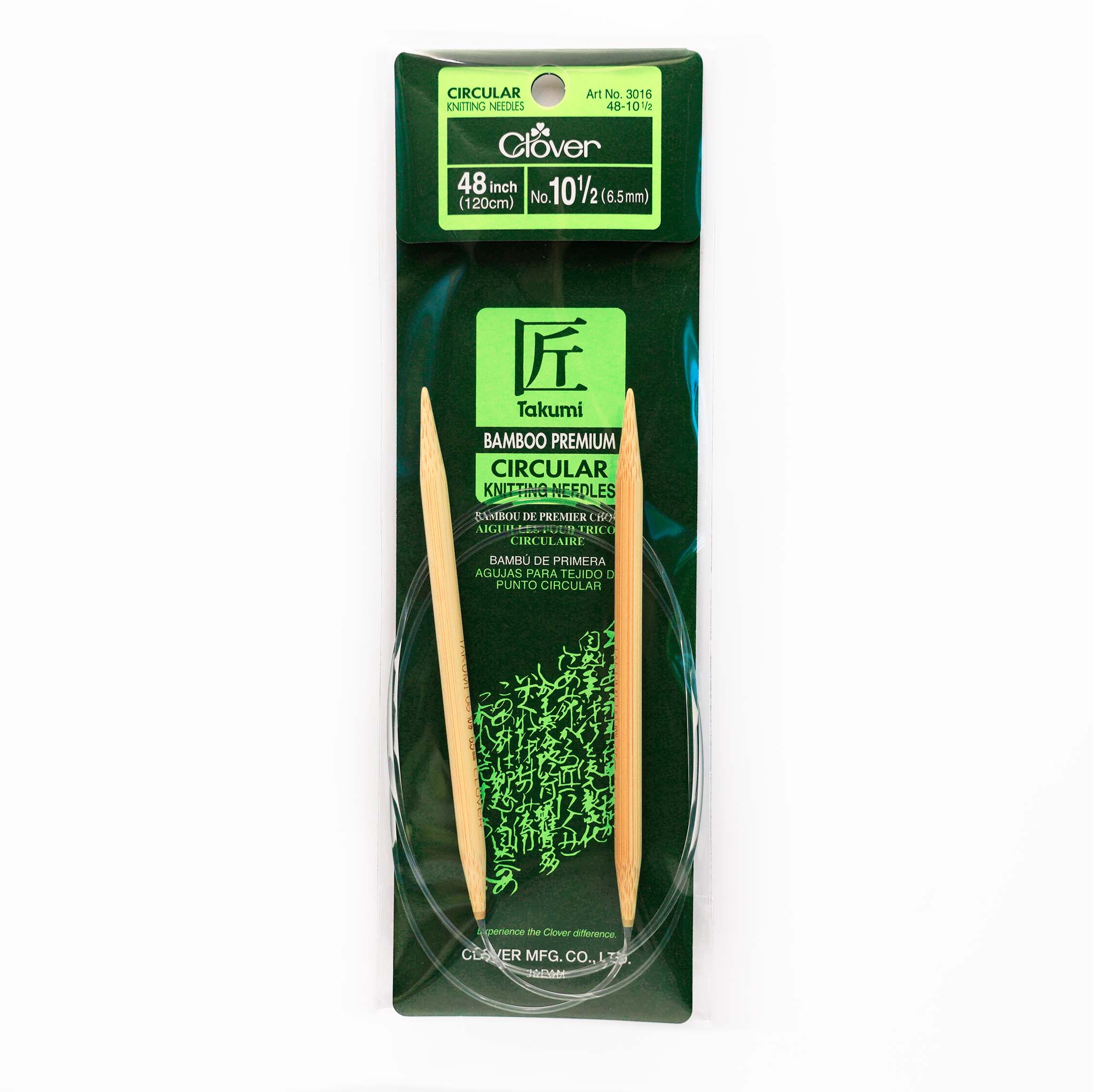 Takumi Bamboo Knitting Needles Circular 48" No. 10.5 (6.50mm)