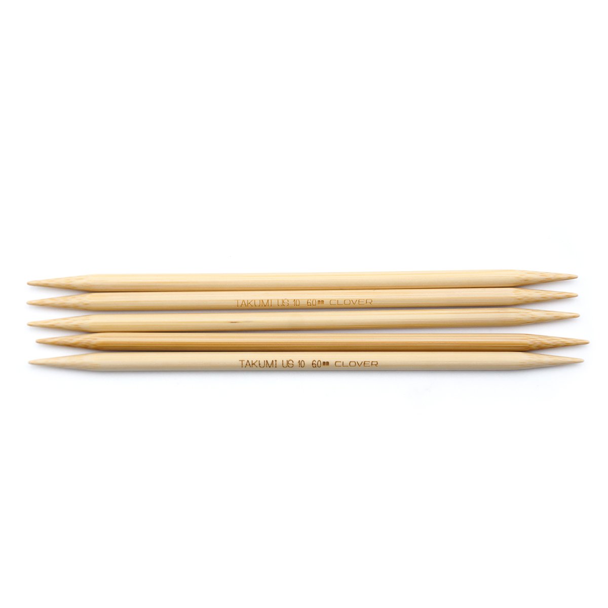 Takumi Bamboo Knitting Needles Double Pointed (7") No. 10