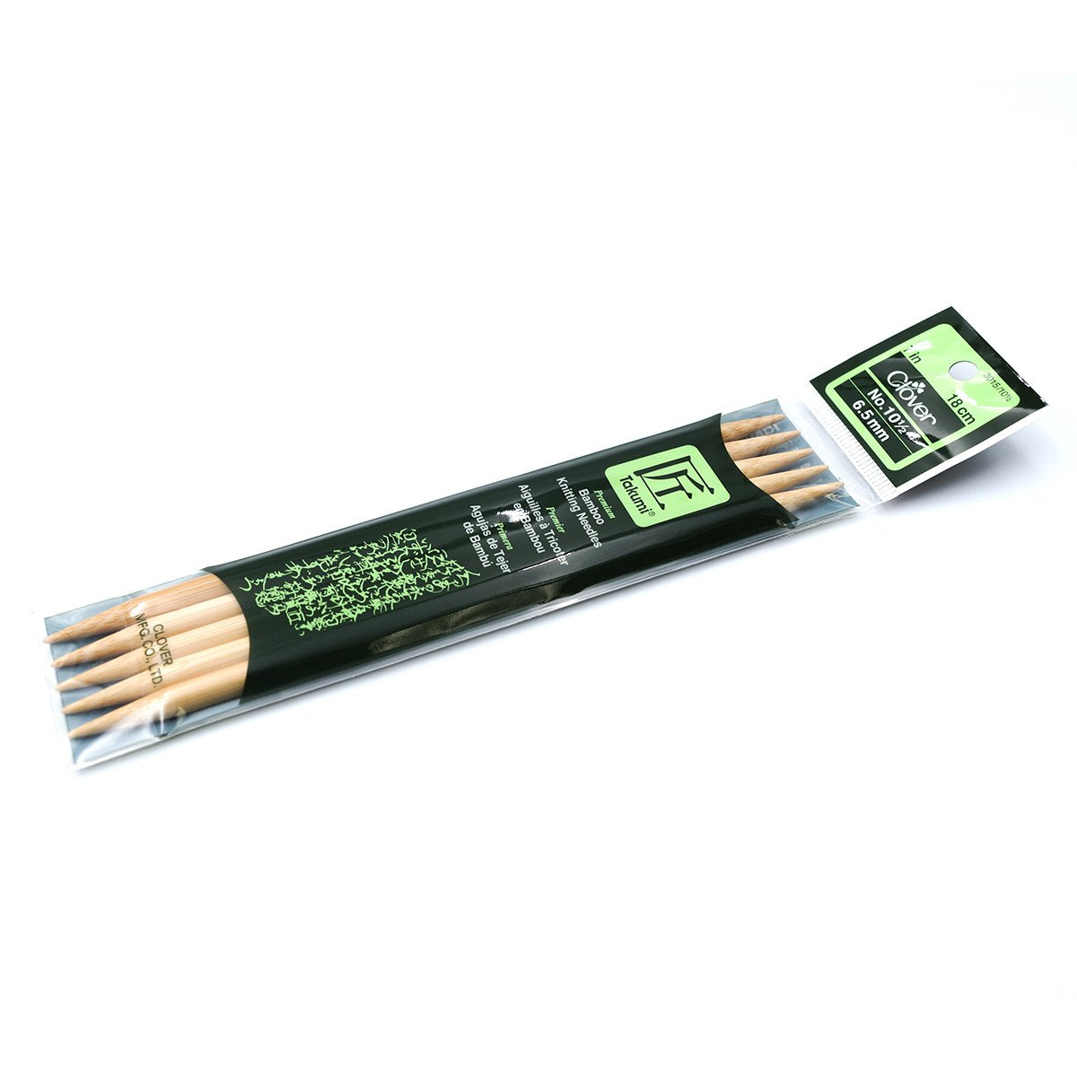 Takumi Bamboo Knitting Needles Double Pointed (7") No. 10.5