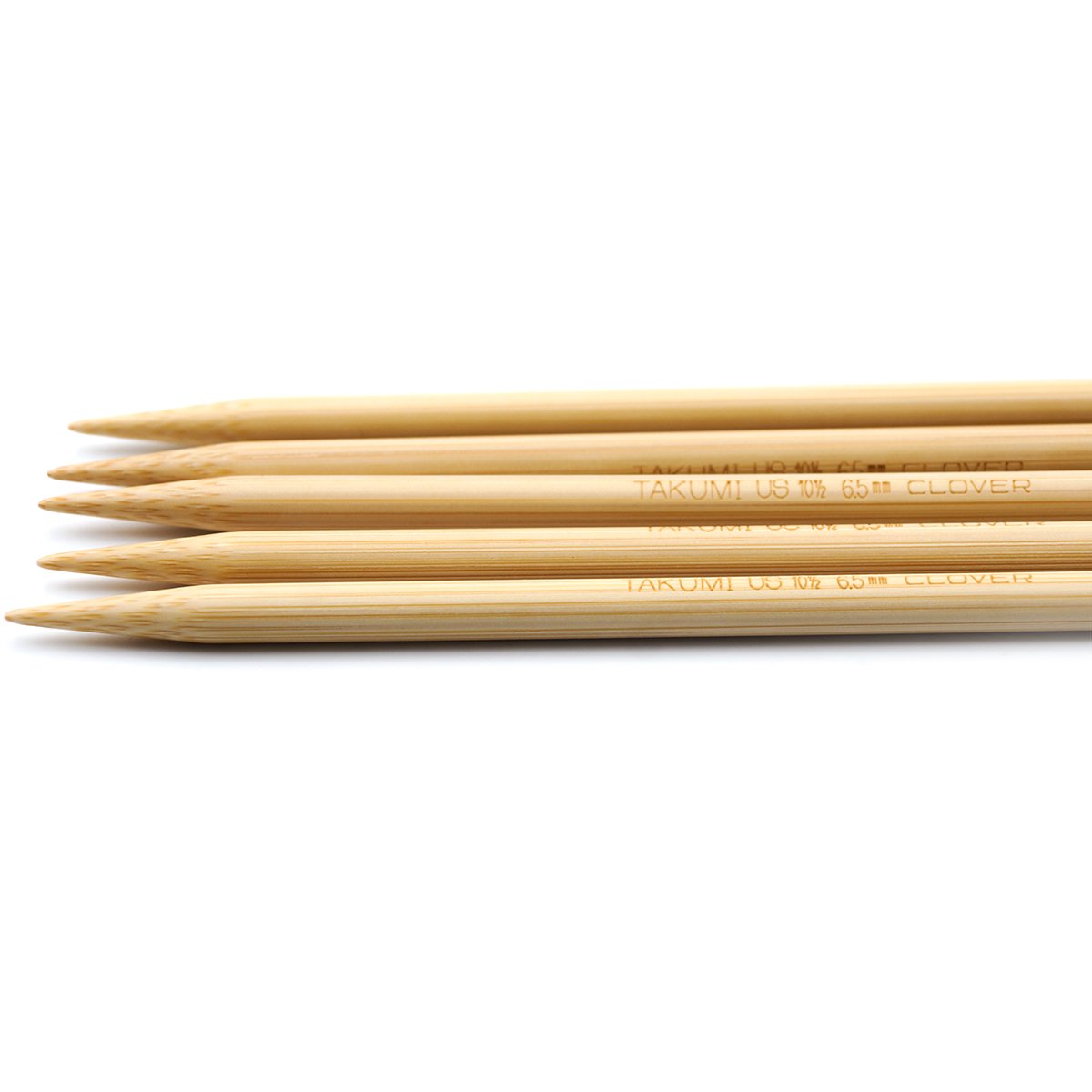 Takumi Bamboo Knitting Needles Double Pointed (7") No. 10.5