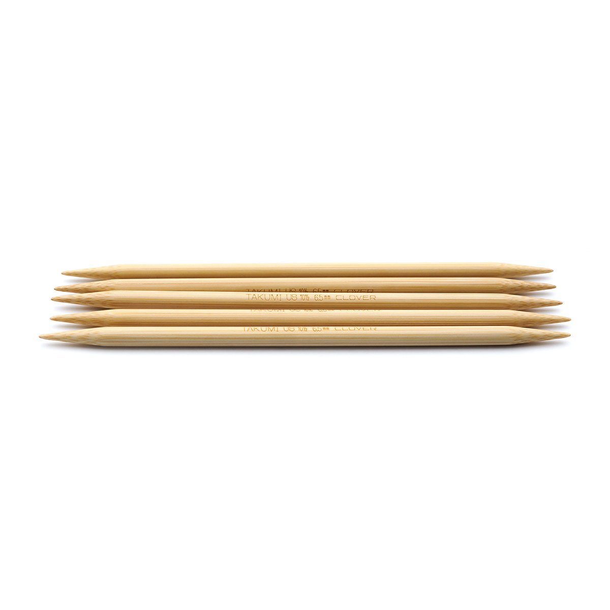 Takumi Bamboo Knitting Needles Double Pointed (7") No. 10.5