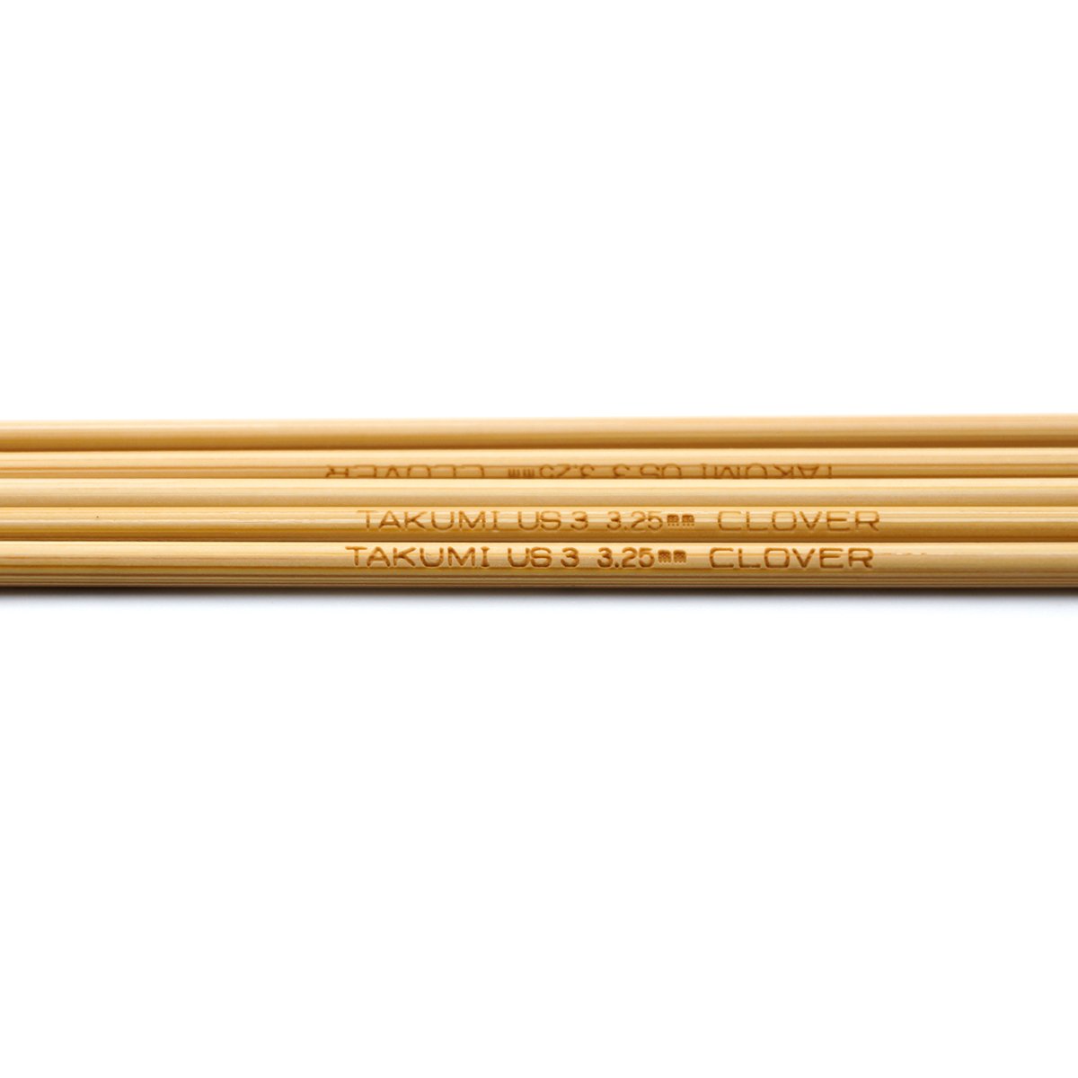 Takumi Bamboo Knitting Needles Double Pointed (7") No. 3