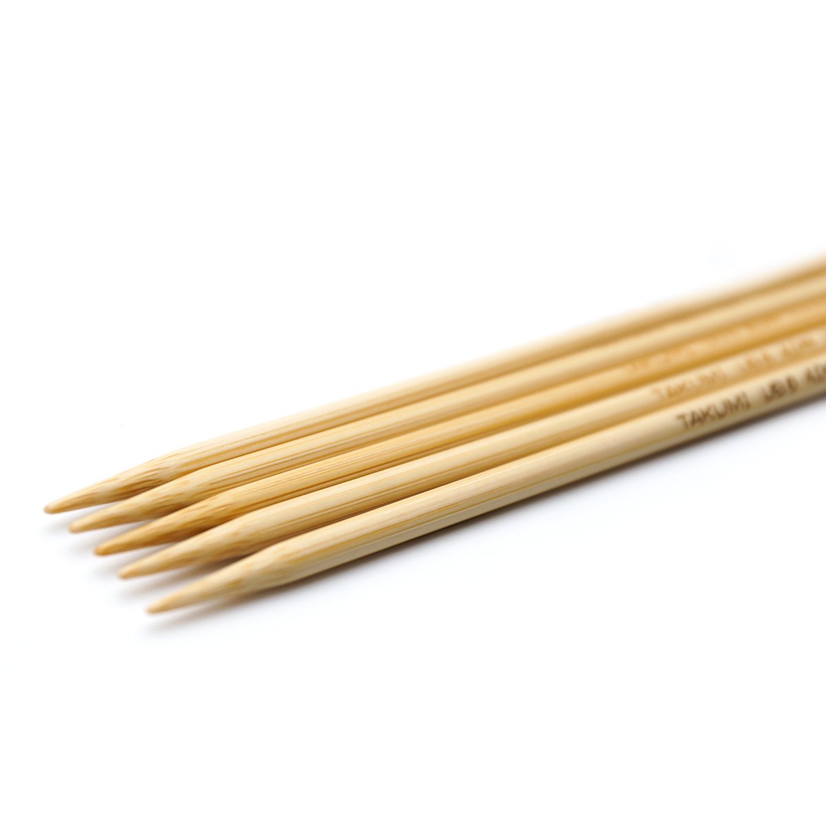 Takumi Bamboo Knitting Needles Double Pointed (7") No. 6