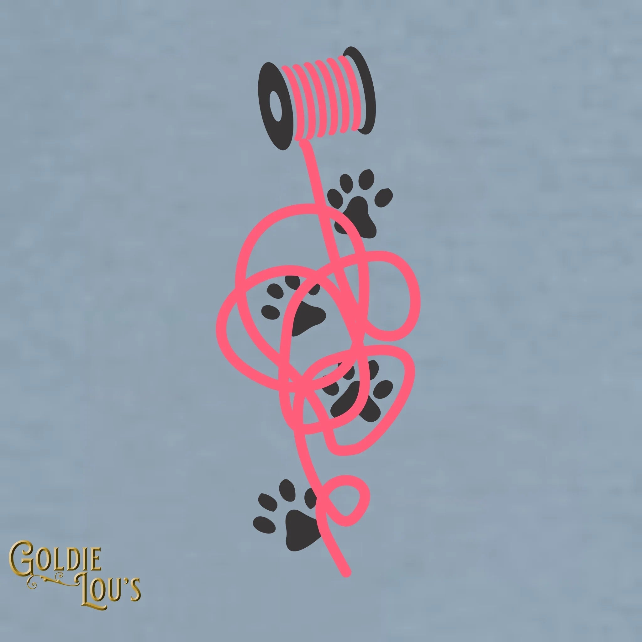 Tangled Kitty Full Zip Hoodie