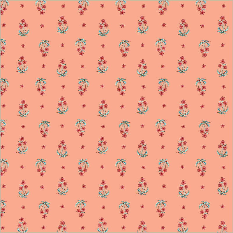 Tapestry Posy Petal Cotton 43”/44” Fabric Per Yard