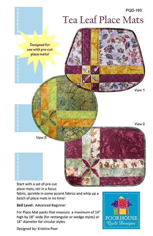 Tea Leaf Placemat Checker Distributor