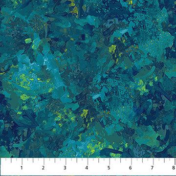 Teal Peacock Chroma Wideback Fabric Per Yard