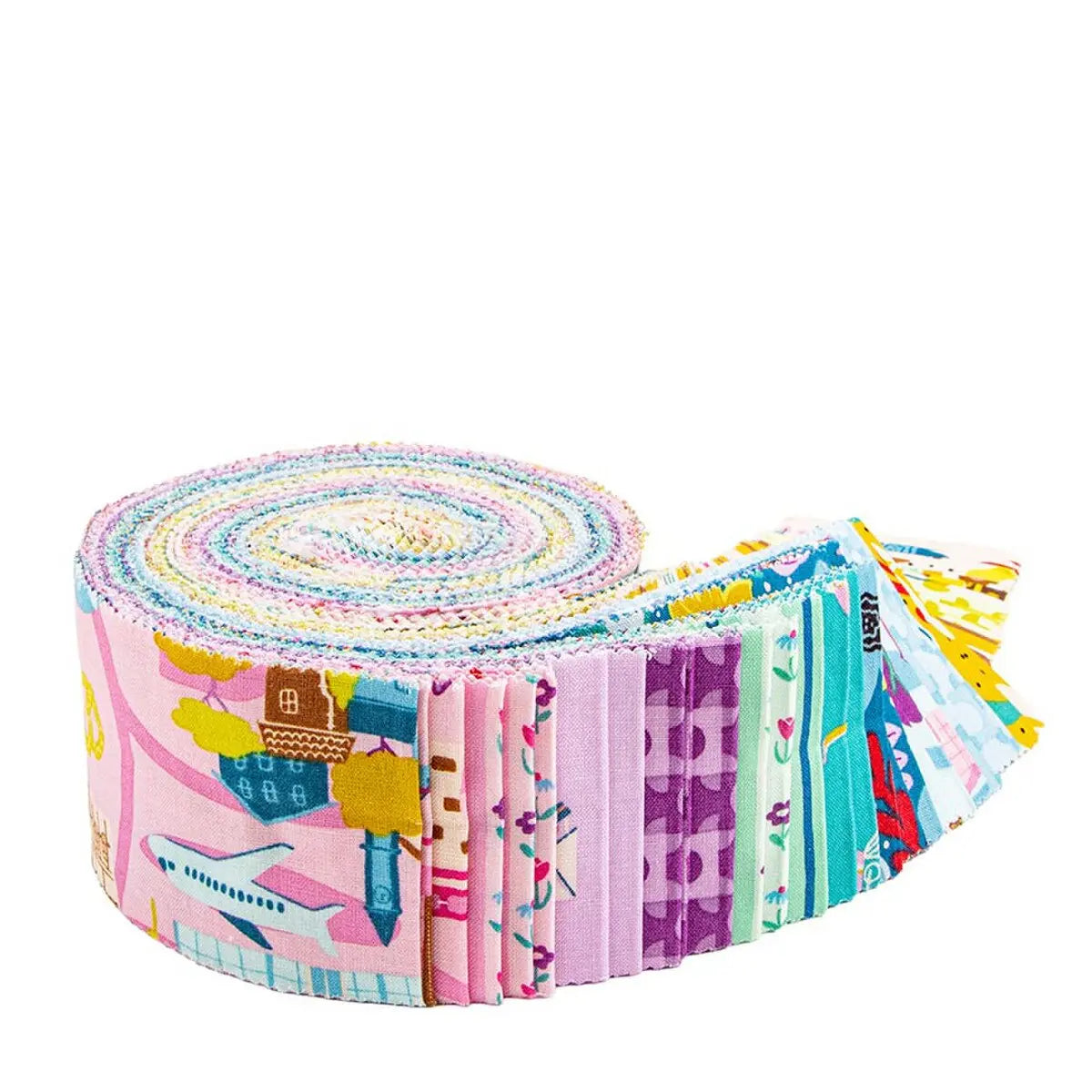 The Genesis of a Journey 2 1/2" Rolie Polie Riley Blake Designs