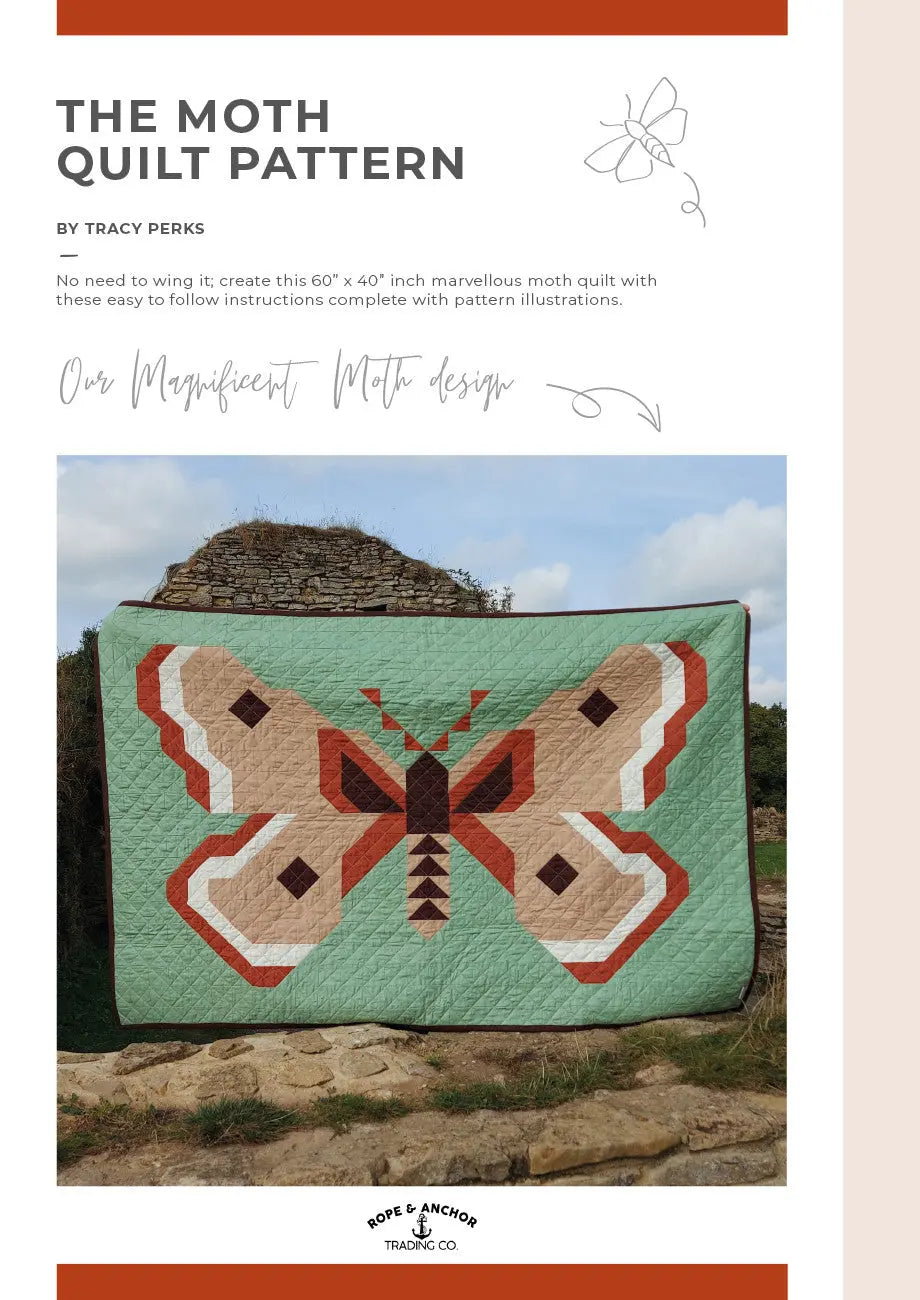 The Moth Quilt Pattern - Linda's Electric Quilters