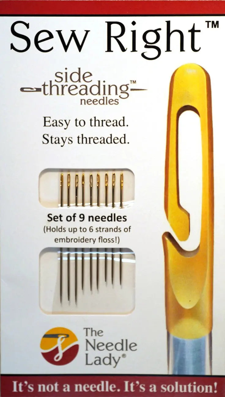 Side Threading The Needle Lady's Side Threading Needles 9pc - Linda's Electric