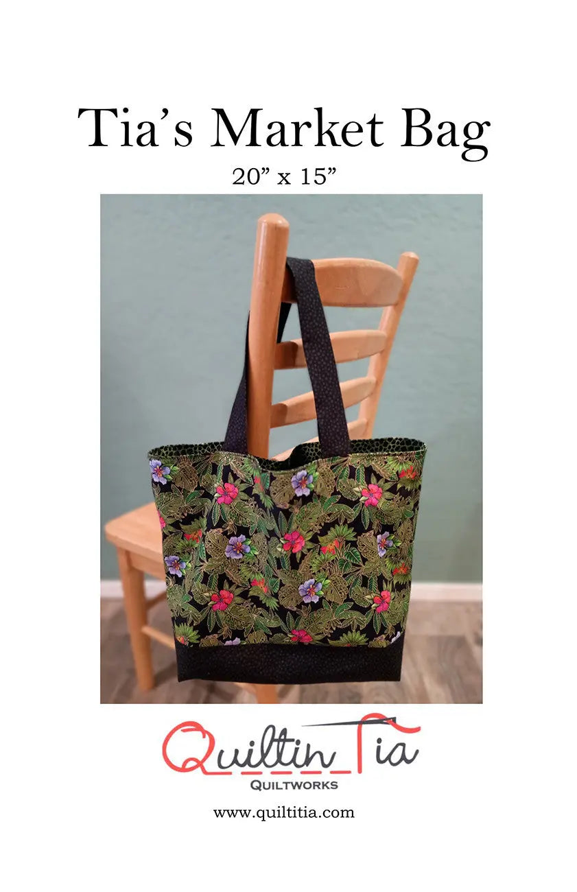 Tia's Market Bag - Linda's Electric Quilters