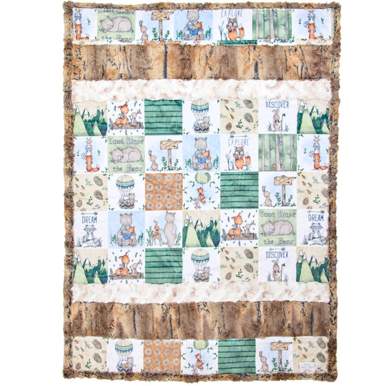 Timber Grove Tiny Tails Cuddle Kit 29"X 41"