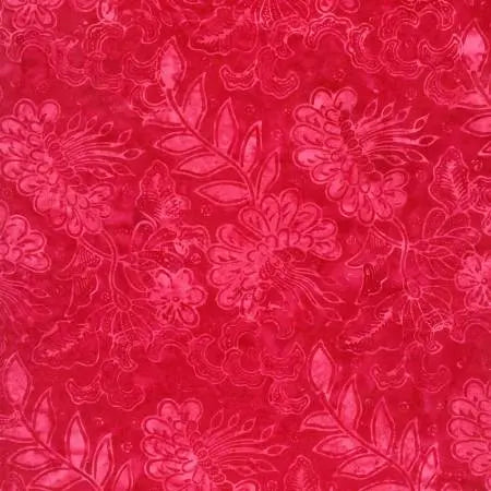 Timeless Treasures Tonga B1599 Cherry 45" Fabric Per Yard