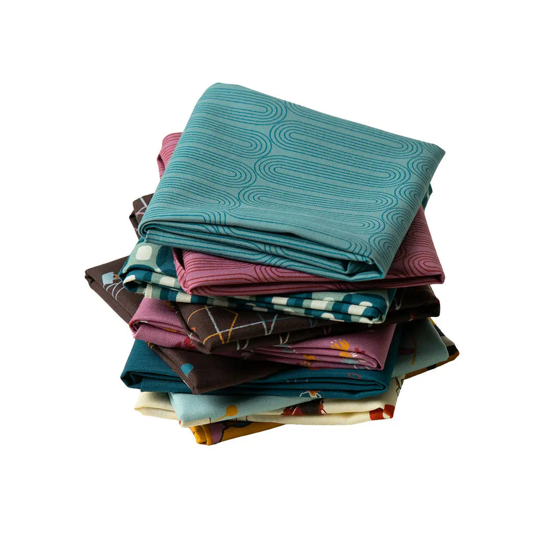 To and Fro Fat Quarter Bundle - Set of 10 Linda's Electric Quilters