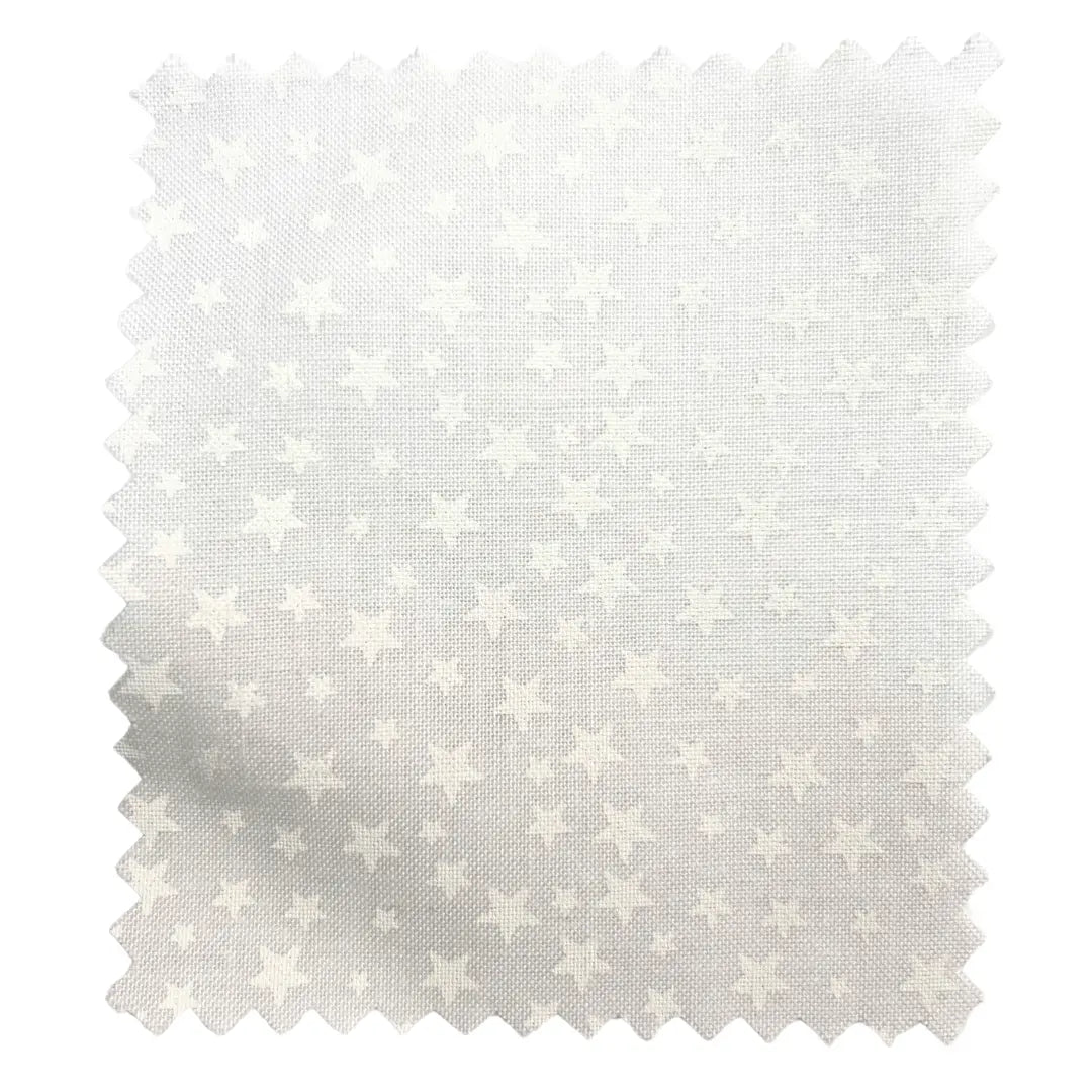 Tone on Tone 108" Supreme Backings - White on White - Stars Wideback Fabric Per Yard The Fabric Company