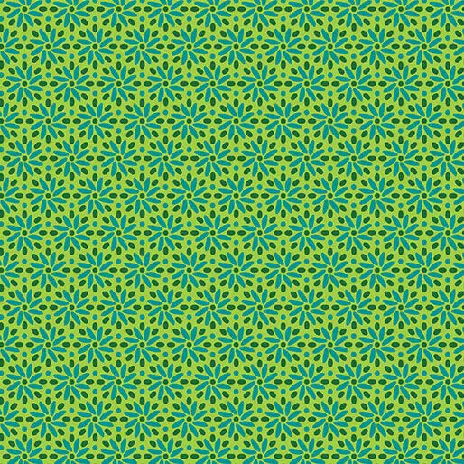 Transparency - Daisy - Citrus 44" / 45" Fabric Per Yard The Fabric Company