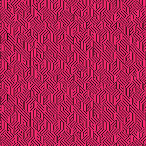 Transparency - Linework - Berry 44" / 45" Fabric Per Yard