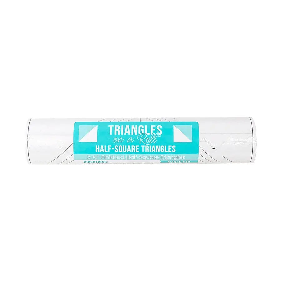 Triangles on a Roll 3-1/2in Half Square 50ft Roll - Linda's Electric Quilters