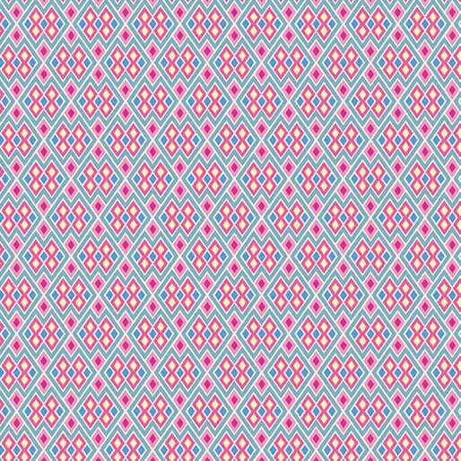 Truly - Diamonds - Rose 44" / 45" Fabric Per Yard The Fabric Company