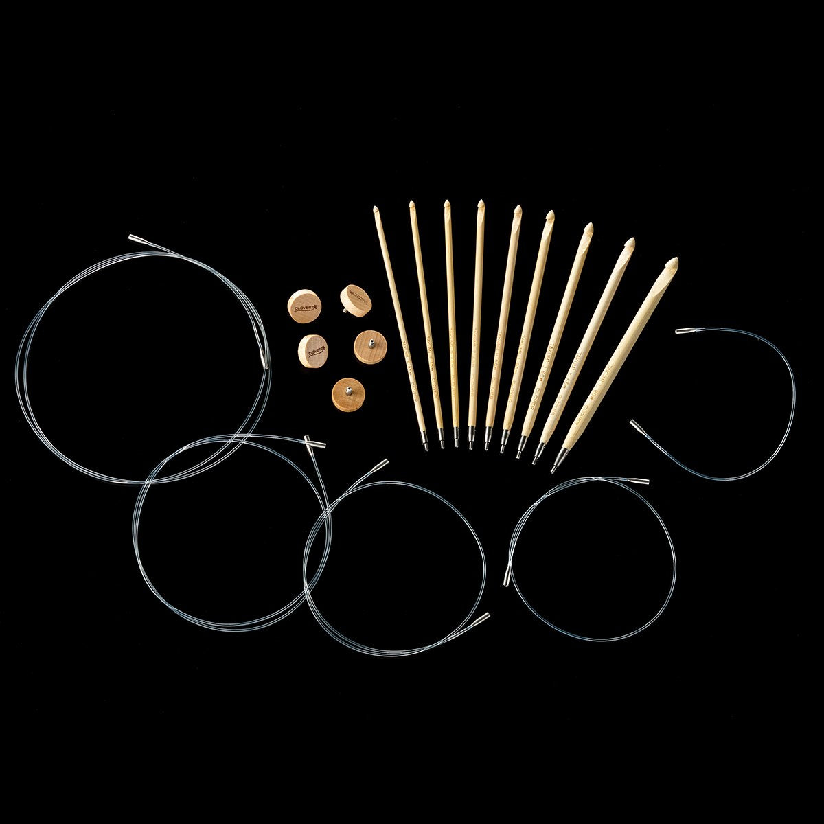 Tunisian Crochet Hook Combo Set