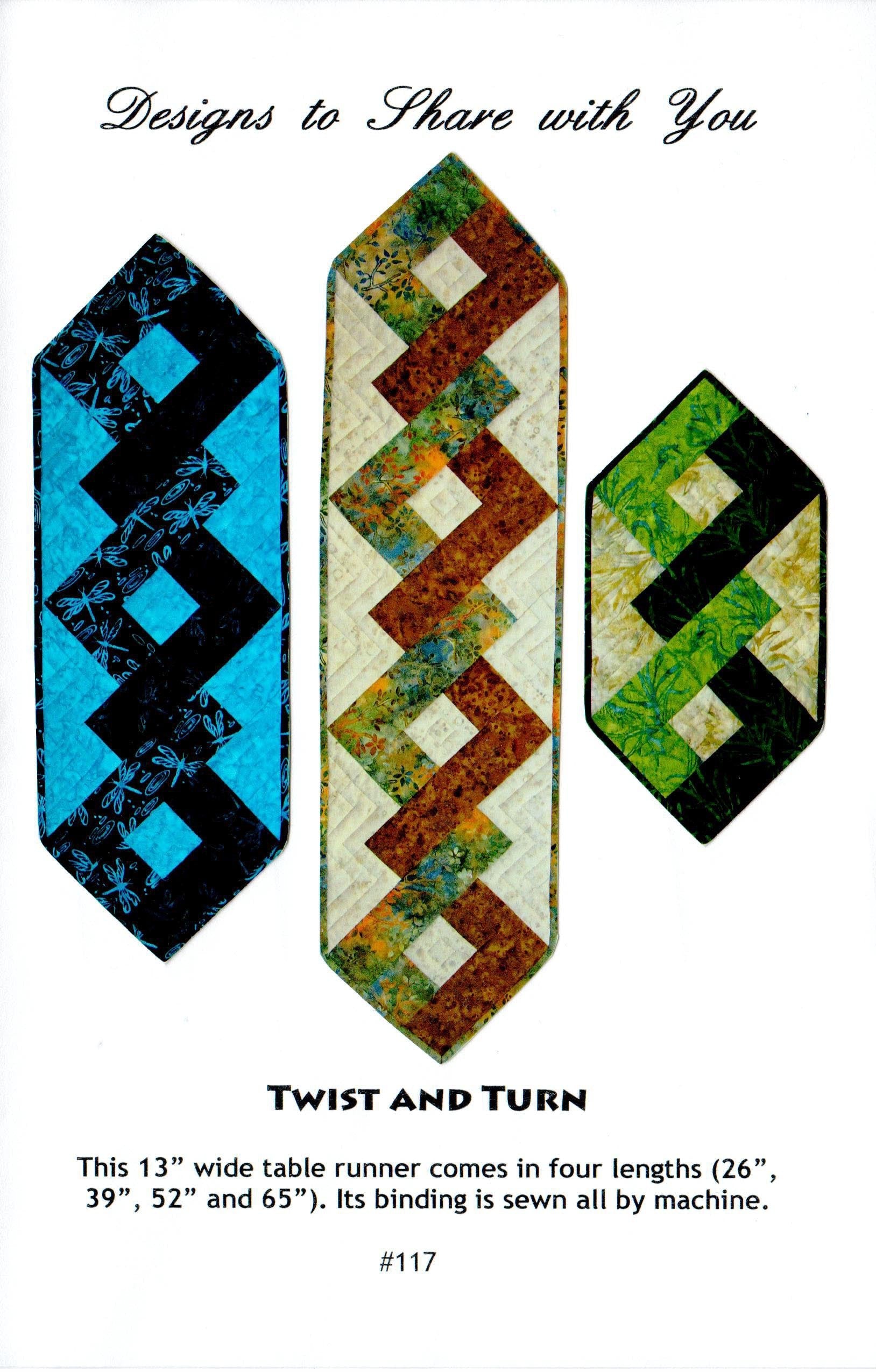 Twist and Turn - Linda's Electric Quilters