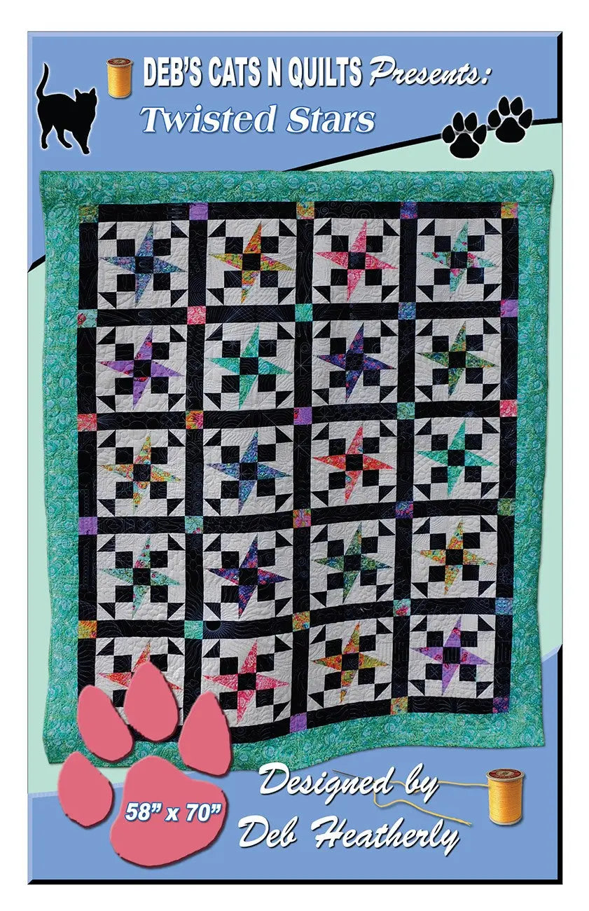 Twisted Stars - Linda's Electric Quilters