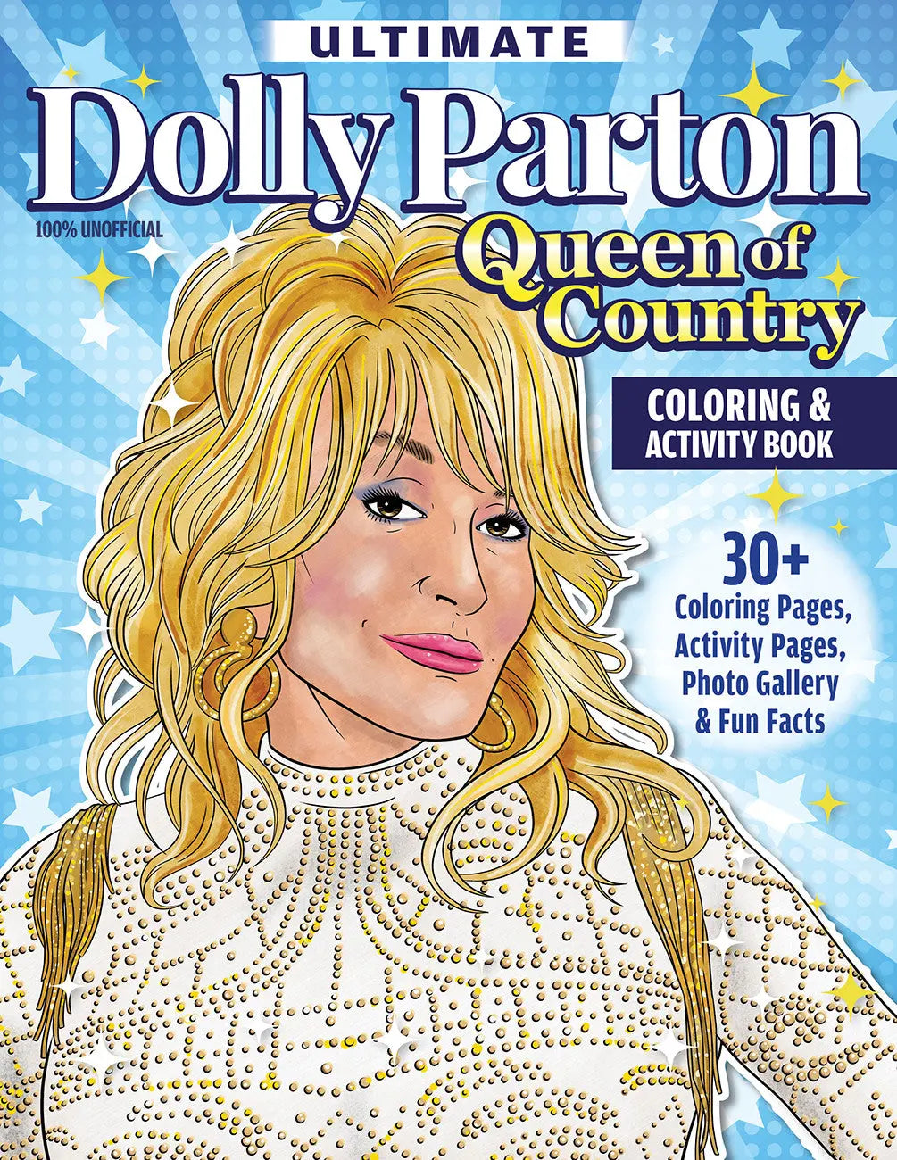 Ultimate Dolly Parton Queen of Country Coloring Book Checker Distributor