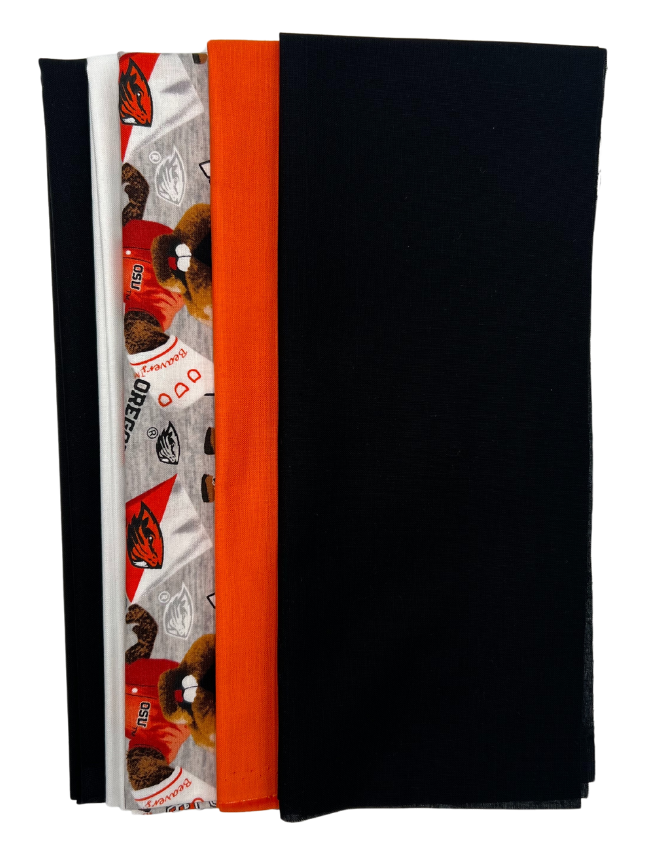 Oregon State Beavers - Tailgate Panel - Quilt Kit | Batting Included