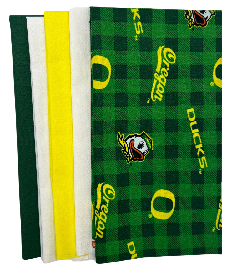 Oregon Ducks - Tailgate Panel - Quilt Kit | Batting Included
