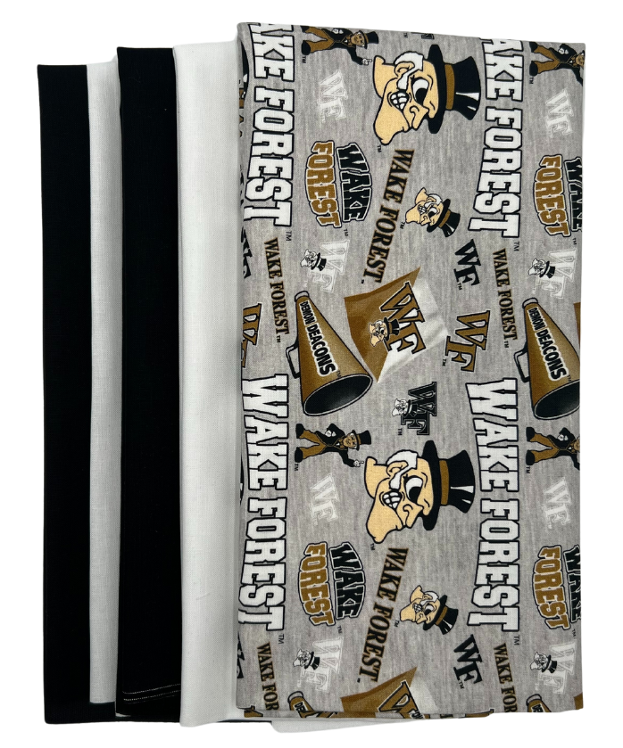 Wake Forest Demon Deacons - Tailgate Panel - Quilt Kit | Batting Included