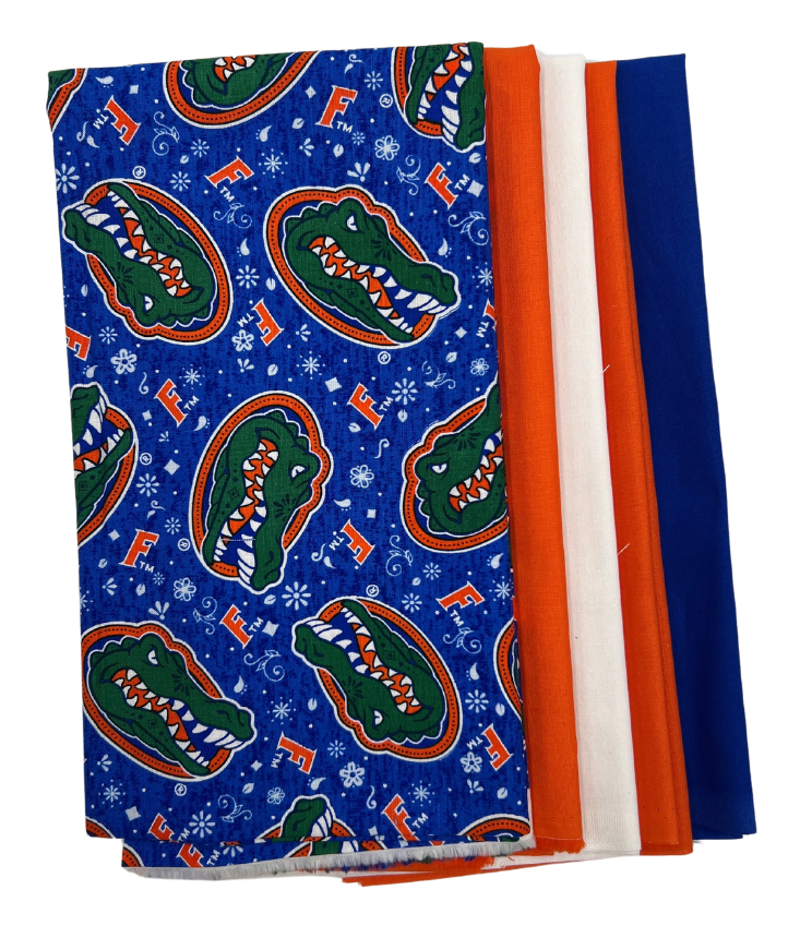 Florida Gators - Tailgate Panel - Quilt Kit | Batting Included