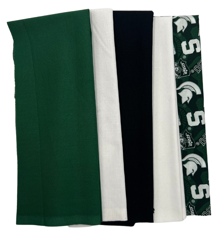 Michigan State Spartans - Tailgate Panel - Quilt Kit | Batting Included